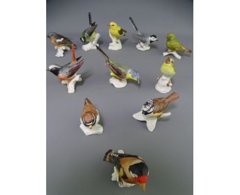 GOEBEL PORCELAIN BIRDS COLLECTION (11)