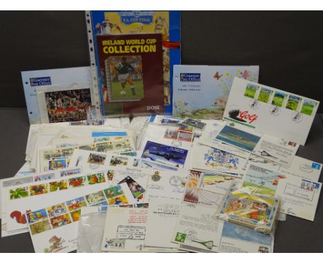 ROYAL MAIL, commemorative and other first day covers, a quantity, a small selection of loose stamps and a set of five Whitbre