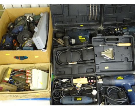 POWER TOOLS in cases and more, several E/T