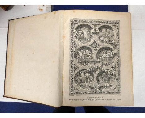 BILLINGS R. W.&nbsp;&nbsp;The Baronial &amp; Ecclesiastical Antiquities of Scotland. 4 vols. Eng. titles &amp; plates. Quarto
