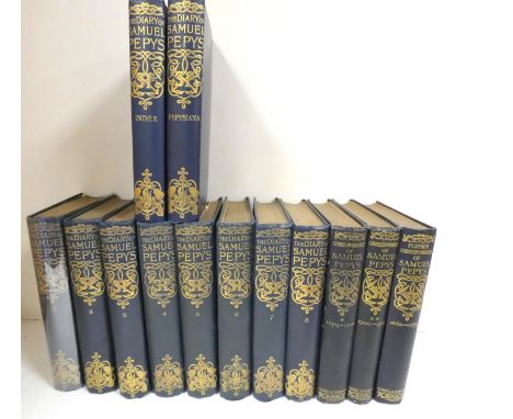 PEPYS SAMUEL.&nbsp;&nbsp;The Diary, ed. by Henry Wheatley. The set of 8 vols. plus Index, Pepysiana, Correspondence (2 vols.)