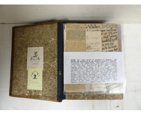 WATSON JOHN.&nbsp;&nbsp;The History &amp; Antiquities of the Parish of Halifax. Extra illustrated with many neat manuscript a