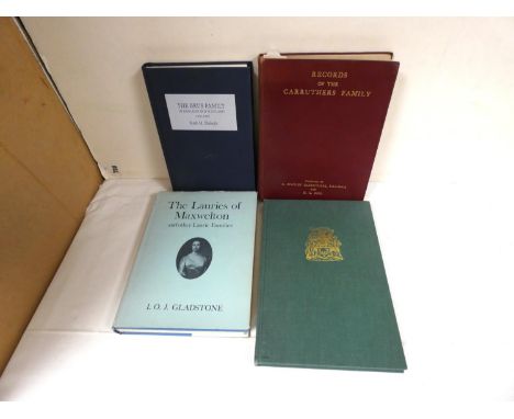 CARRUTHERS A. S. &amp; REID R. C.&nbsp;&nbsp;Records of the Carruthers Family. Quarto. Orig. maroon cloth, edge knocking. 193