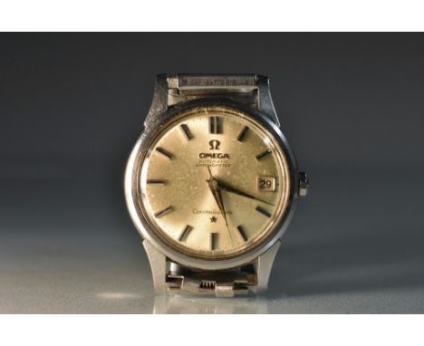 Omega - a Constellation Automatic Chronometer wristwatch, silvered dial, baton blocks, minute track, cnetre seconds, date ape