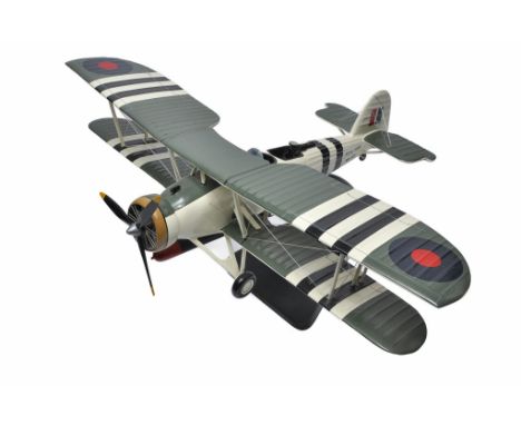 Bravo Delta Models Hand Crafted Model Aircraft Model, comprising fairy Swordfish D-Day. Looks to be without obvious sign of f