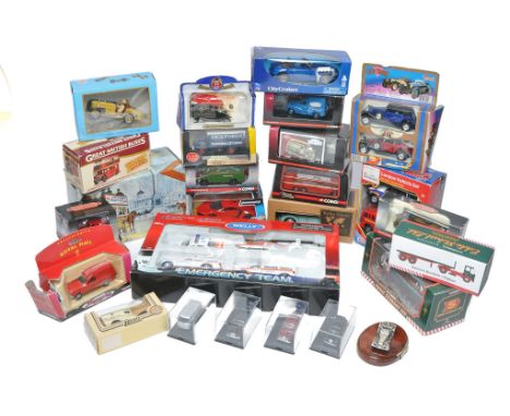 Assorted general diecast including mostly commercial themes including various scales from Corgi, Trackside and others as show