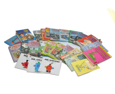 A group of Thomas the Tank Engine books and other literature as shown. 