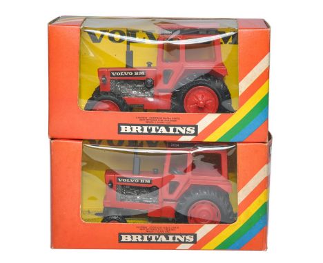 Britains 1/32 Farm Model issues comprising No. 9521 Volvo BMTractor (One is Modified). Generally good to very good in good to