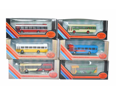 A group of six EFE Diecast 1/76 Model Bus / Coach issues including various liveries and vehicles as shown. Mostly look to be 