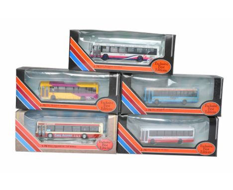 A group of Five EFE Diecast 1/76 Model Bus / Coach issues including various liveries and vehicles as shown. Mostly look to be