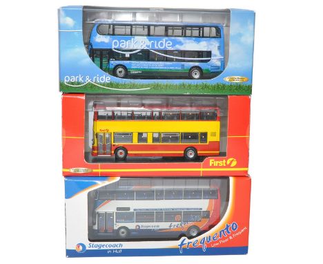 A group of three Creative Master Northcord Diecast 1/76 Model Bus / Coach issues including various liveries and vehicles as s