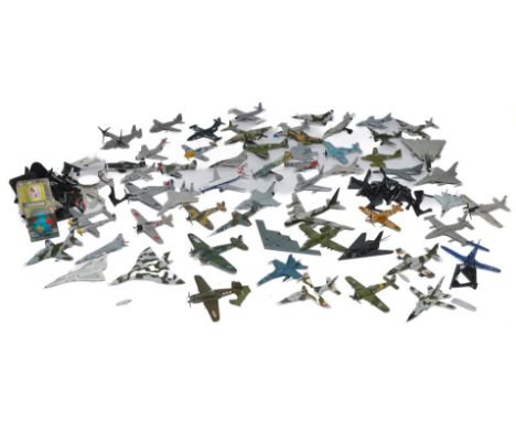 An impressive collection of diecast model aircraft from the (mostly) Del Prado collection. Scales comprise around 1/90 - 1/10