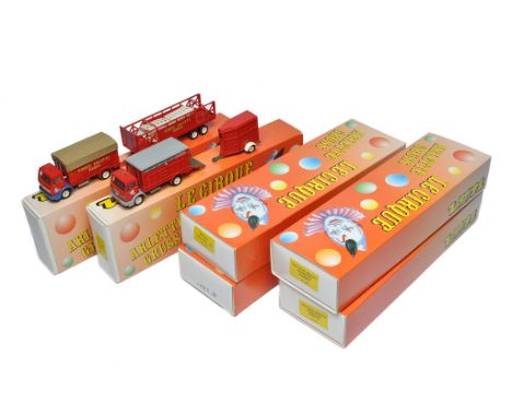 A group of six Solido (Verem) Arlette Circus diecast issues in original boxes. 
