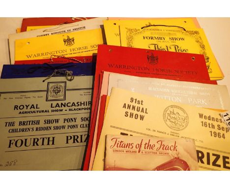 Collection of mixed Equestrian Awards books dating 1963-1965. P&amp;P Group 1 (£14+VAT for the first lot and £1+VAT for subse