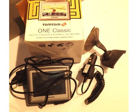 TomTom One Classic traffic navigation system. P&amp;P Group 1 (£14+VAT for the first lot and £1+VAT for subsequent lots) 