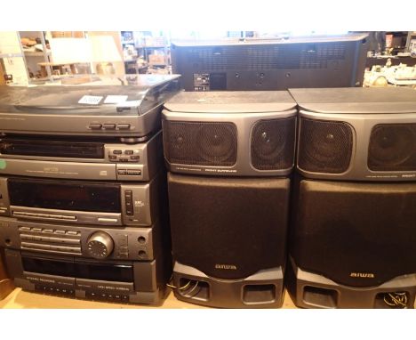 Aiwa Z-R500 digital audio system with karaoke facility. Not available for in-house P&P, contact Paul O'Hea at Mailboxes on 01