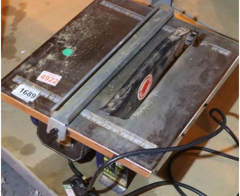 Powercraft electric tile cutter. Not available for in-house P&amp;P, contact Paul O'Hea at Mailboxes on 01925 659133 