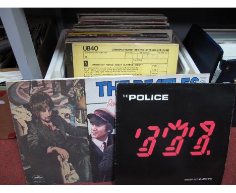 A Collection of L.P's to include The Beatles, Motown, The Police, UB40, Rod Stewart, Jim Croce, J.J Cale, Bob Dylan, Van Morr