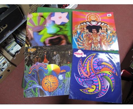 Jimi Hendrix 'Axis Bold As Love' L.P; (1967 track, mono, A1/BI); Crazy World of Arthur Brown 'Same Title' (1967, track, A1/B1