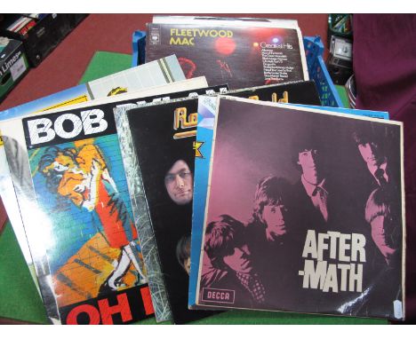 LP's to Include, Rolling Stones 'Aftermath' (mono, unboxed grooved Decca 1B/5A); Stones 'Rolled Gold', Bob Dylan 'Oh Mercy', 