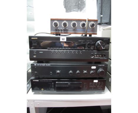 Audio: A Cambridge Audio A1 Amplifier, Oukyo TX-SR 578 wide range amplifier, Prinzsound, SA 800 stereo amplifier, Kenwood CD 