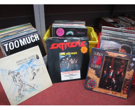 A Mixed Collection of L.P.'s/12" Singles, to include Michael Jackson, Extreme, Madonna, Aswad, Charlie Parker, Dire Straits, 