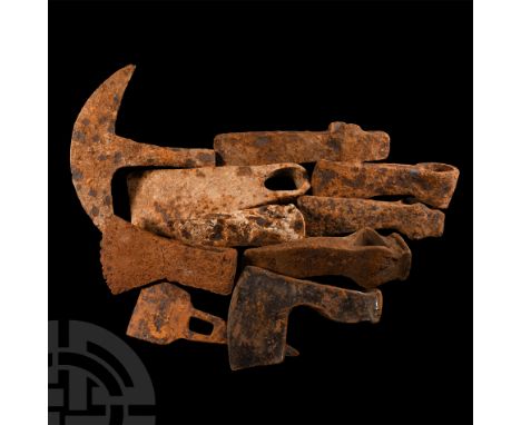 12th-18th century A.D. Mainly comprising socketted axeheads and hammer-butt adzes, together with other weapons. See Glosek, M