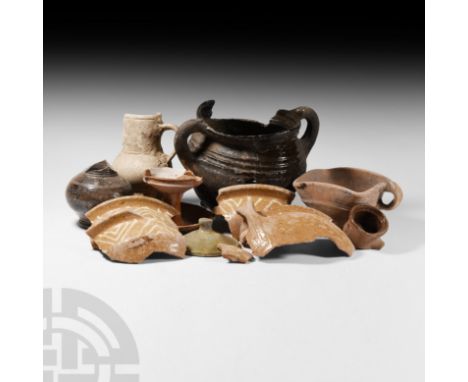 15th century A.D. and later. Composed of glazed and decorated fragmentary vessel fragments. Cf. Taylor, K., Hull, G., 'Excava