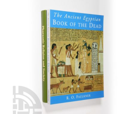 Published 20th century A.D. Faulkner, R. O., The Ancient Egyptian Book of the Dead, BM, 1972; pictorial paperback WITH Lloyd,