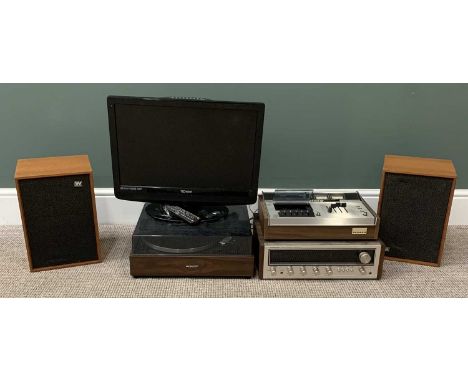 VINTAGE PIONEER HIFI SEPARATES to include turntable, cassette deck, player recorder and a stereo receiver, together with a Te