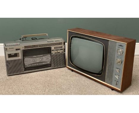 MID CENTURY &amp; LATER VINTAGE TELEVISIONS (2) to include an RGD brand black and white television, circa 1960s and a Panason