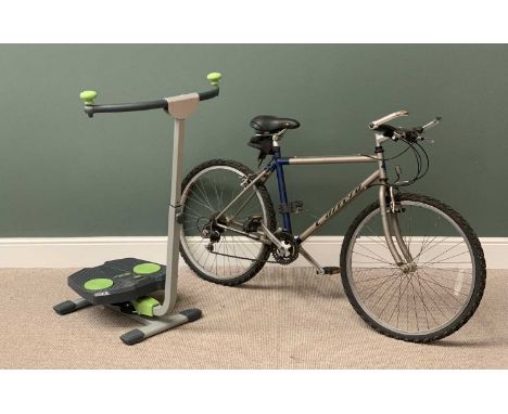 CARRERA INSTINCT MULTI-GEAR MOUNTAIN BIKE having a 19ins frame and a "Home Fitness Twist &amp; Step" exerciser