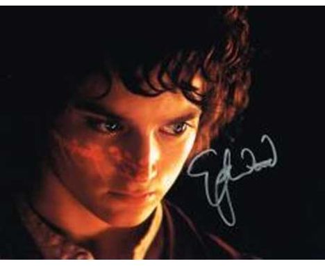 Elijah Wood Lord Of The Rings Note: V Slight Crease To Top Left Hand Corner Signed 10 X 8 Good condition.   All items come wi