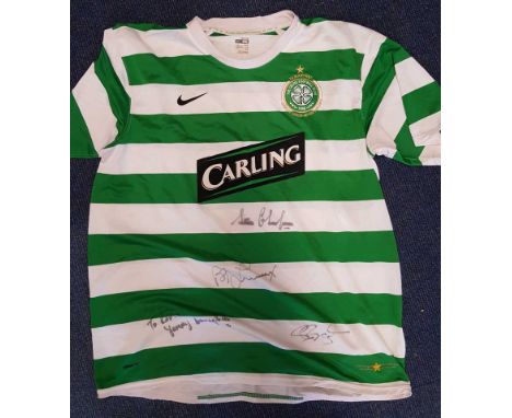  Celtic 1967 Lisbon Lions Signed Shirt By Stevie Chalmers, Bobby Lennox  Good condition.   All items come with a Certificate 