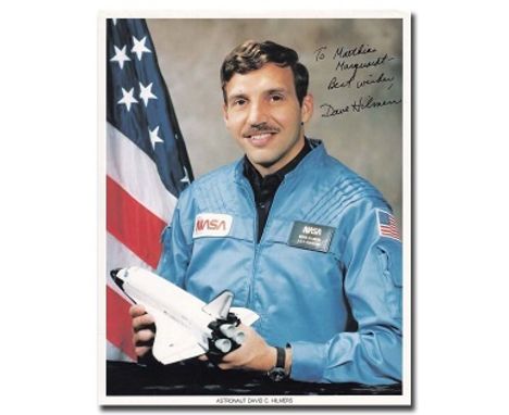 Astronaut David Hilmers handsigned NASA 8x10 dedicated portrait photo Good condition.   All items come with a Certificate of 