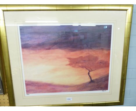 LAFFANKI (HOWARD PARKIN B. 1932)  SIGNED LIMITED EDITION PRINT 'SILENT NIGHT'  68/500 SIGNED AND DATED VERSO 