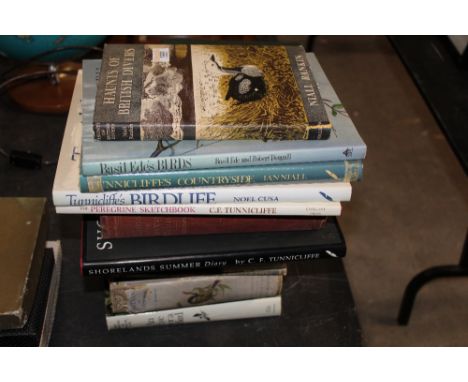 A group of thirteen ornithological related books including Seebohm [Henry] "Coloured figures of the eggs of British birds" 