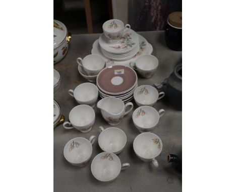 A Royal Adderley bone china "Ophelia" pattern tea service (34 pieces).