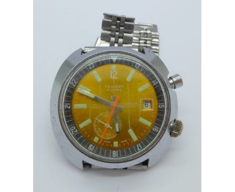A Tegrov two button wristwatch