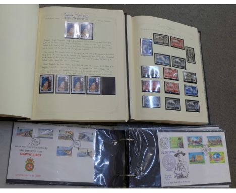 Stamps;- Queen Elizabeth II definitives, 1955-81 FU/U, including phosphor, graphite and variations; Queen Elizabeth II commem