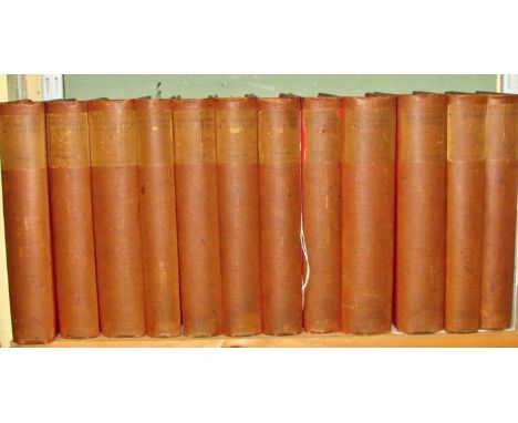 Collection of novels by R S Surtees (10 volumes) early 20th century, together with Analysis of the Hunting Field &amp; Jorroc