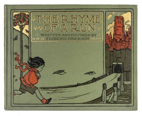 Harrison (Florence). The Rhyme of a Run, and Other Verse, Blackie &amp; Son, [1907], 21 mounted colour plates, one with a cor