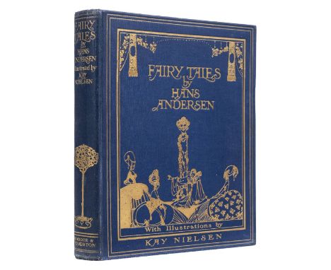 Nielsen (Kay, illustrator). Fairy Tales by Hans Andersen, [1924], 12 tipped-in colour plates, top edge gilt, original blue cl
