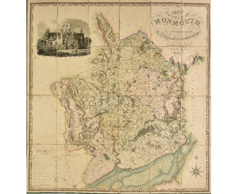 Monmouthshire. Greenwood (C. &amp; H.), Map of the county of Monmouth, from an actual survey made in the years 1829 &amp; 183