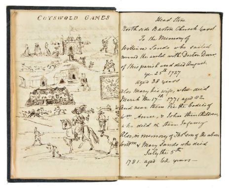 Colvile (Frederick Leigh). Manuscript notebook for The Worthies of Warwickshire, circa 1857-68, approximately 165 leaves, inc