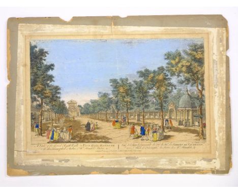 *Roberts (David, 1796-1864). Dendera,  colour lithograph print, published by F.G. Moon, 1847, image size 32.4 x 49cm, unframe