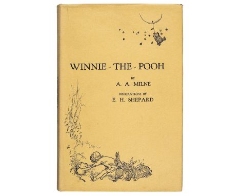 Milne (Alan Alexander). Winnie-the-Pooh, with Decorations by Ernest H. Shepard, 1st edition, Methuen, 1926, numerous black &a