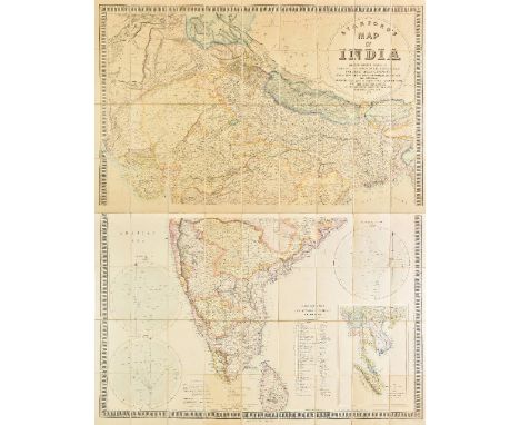 India. Stanford (Edward, publisher), Stanford's map of India based on the surveys executed by order of the Honourable The Eas