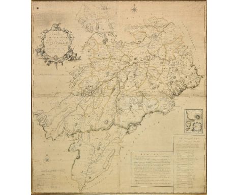 *Scotland. Scobie (Mathew), A map of Roxburgh Shire of Tiviotdale, circa 1770, large scale map with contemporary outline colo