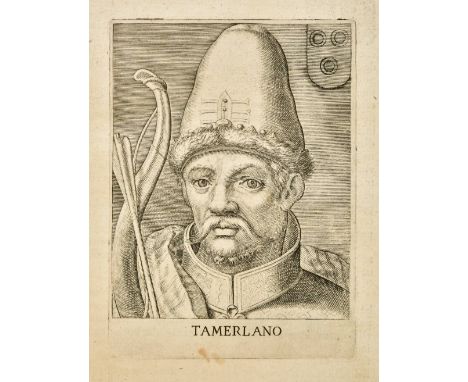 Capriolo (Aliprando). Ritratti di cento capitani illustri, 1st edition, 2nd issue, Rome: Filippo Thomassino and Giovanni Turp